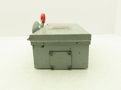 Cutler Hammer DH361URK-CSA Non Fusible Disconnect Safety Switch 30A 600V 3Ph