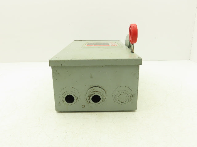 Cutler Hammer DH361URK-CSA Non Fusible Disconnect Safety Switch 30A 600V 3Ph