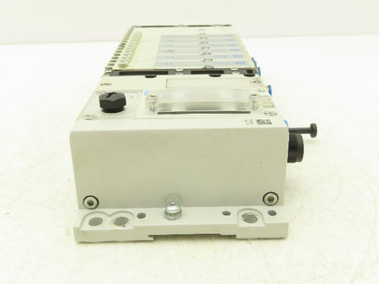 Festo 50E-F13GEQS-D+N32P-SGL-R-M4BU-6JLL+4T Pneumatic Air 6-Valve Manifold