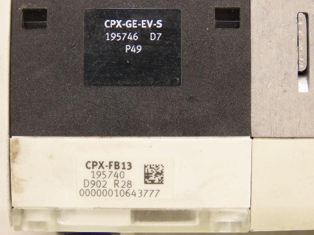 Festo 50E-F13GEQS-D+N32P-SGL-R-M4BU-6JLL+4T Pneumatic Air 6-Valve Manifold