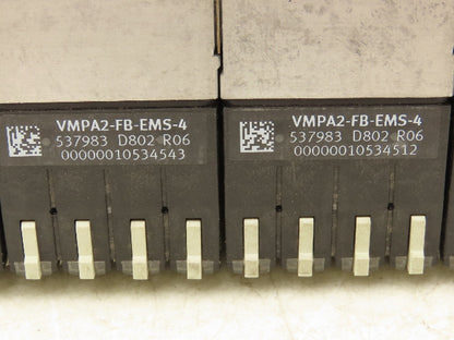 Festo 50E-F13GEQS-D+N32P-SGL-R-M5BU-4JEEGJMJ+5T Pneumatic Air 10-Valve Manifold