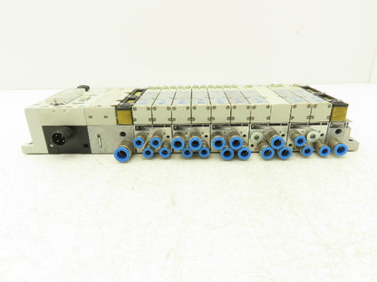 Festo 50E-F13GEQS-D+N32P-SGL-R-M4BTBU-JJEEGJMLJM+5T Pneumatic 9-Valve Manifold