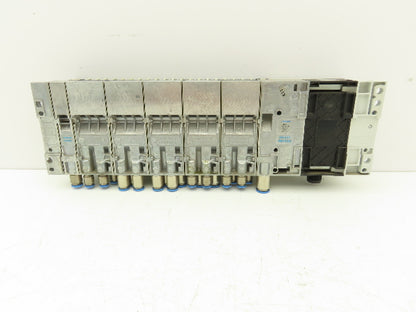 Festo 50E-F13GEQS-D+N32P-SGL-R-M4BTBU-JJEEGJMLJM+5T Pneumatic 9-Valve Manifold