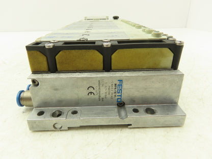 Festo 50E-F13GEQS-D+N32P-SGL-R-M4BTBU-JJEEGJMLJM+5T Pneumatic 9-Valve Manifold
