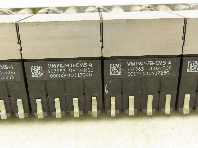 Festo 50E-F13GEQS-D+N32P-SGL-R-M4BTBU-JJEEGJMLJM+5T Pneumatic 9-Valve Manifold