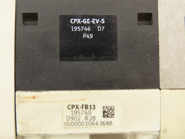 Festo 50E-F13GEQS-D+N32P-SGL-R-M4BTBU-JJEEGJMLJM+5T Pneumatic 9-Valve Manifold