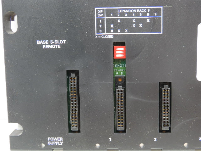 Fanuc Emerson IC693CHS399E Base 5-Slot Remote 25 Pin Female D I/O Bus Expansion