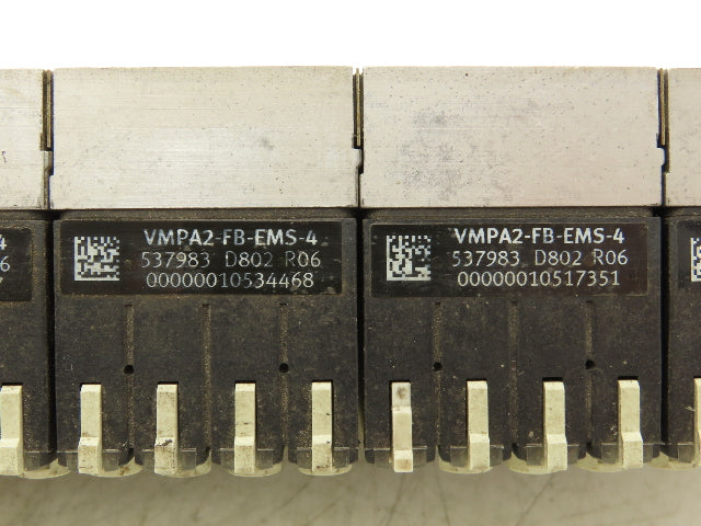 Festo 50E-F13GEQS-D+N32P-SGL-R-M5BU-JJEEGJMJJL+5T Pneumatic Air 9-Valve Manifold