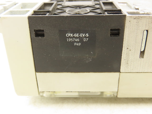 Festo 50E-F13GEQS-D+N32P-SGL-R-M5BU-JJEEGJMJJL+5T Pneumatic Air 9-Valve Manifold