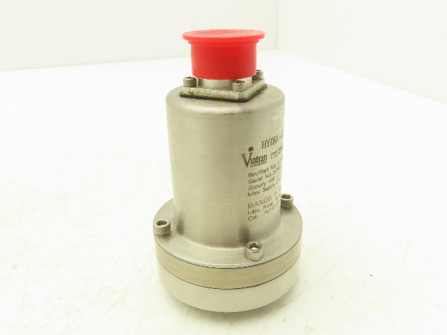 Viiatran XC-9976 Pressure Transducer Range 0-24HGV 18VDC 7 Pin Connector 1/4"NPT