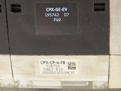 Festo 50E-F13GEQST18-D+N32P-SGL-R-M6BU-JM9JM+6T Pneumatic Air 10-Valve Manifold
