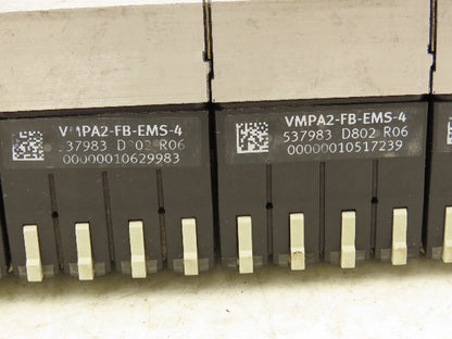 Festo 50E-F13GEQST18-D+N32P-SGL-R-M6BU-JM9JM+6T Pneumatic Air 10-Valve Manifold