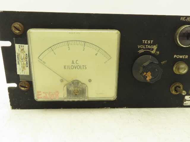 Slaughter A103/096 Analog Voltage Generator Tester AC Kilovolts Milliamps 115V