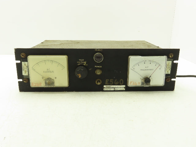 Slaughter A103/096 Analog Voltage Generator Tester AC Kilovolts Milliamps 115V