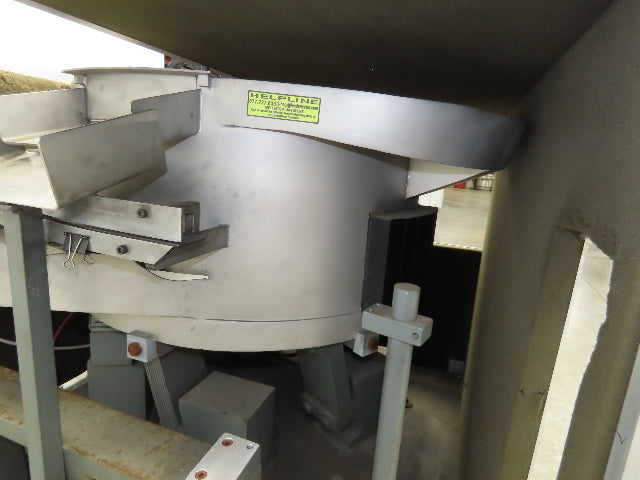 Service Engineering Vibratory Bowl Feeder 27CCW 27" Base Small Parts Sorter 120V