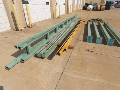 Gorbel S1000 1/2 Ton Free Standing Workstation Bridge Crane 23' Span 27' Runway