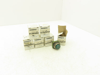 Numatics Numatrol 212-120 Green Pushbutton Operator 25mm Ext Head  Lot of 6
