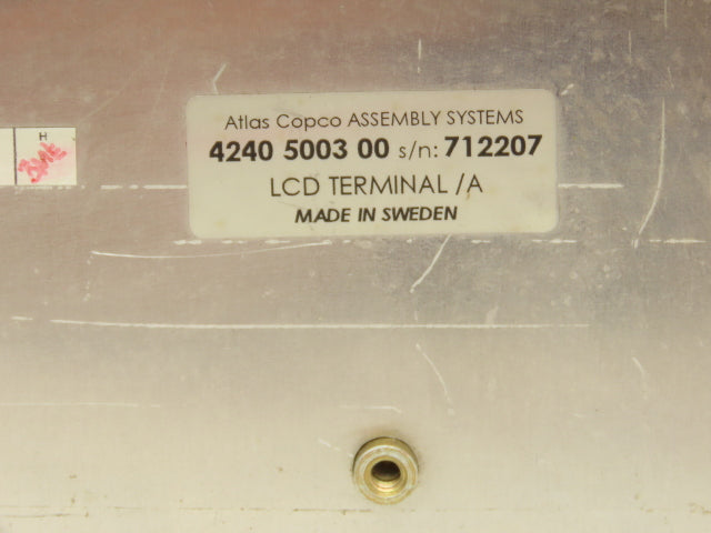 Atlas Copco 4240500300 Macs LCD Terminal Interface Panel