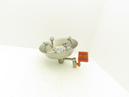 Guardian G1724 Wall Mount Eye/Face Wash Station Stainless Steel Bowl 4-Sprayer