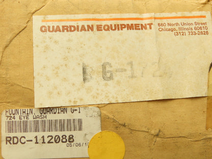 Guardian G1724 Wall Mount Eye/Face Wash Station Stainless Steel Bowl 4-Sprayer