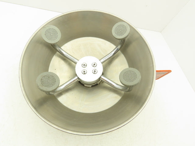 Guardian G1724 Wall Mount Eye/Face Wash Station Stainless Steel Bowl 4-Sprayer