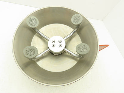 Guardian G1724 Wall Mount Eye/Face Wash Station Stainless Steel Bowl 4-Sprayer