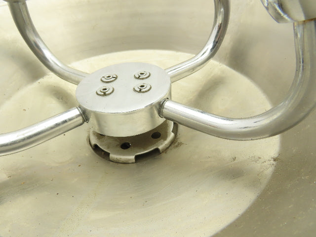 Guardian G1724 Wall Mount Eye/Face Wash Station Stainless Steel Bowl 4-Sprayer