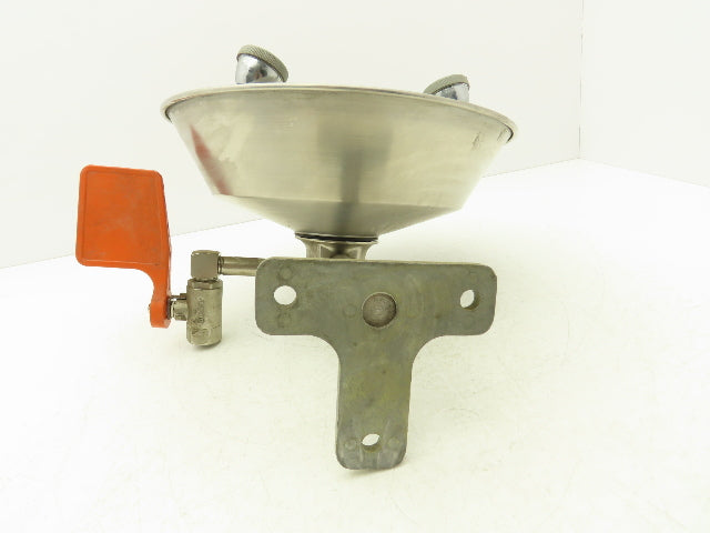 Guardian G1724 Wall Mount Eye/Face Wash Station Stainless Steel Bowl 4-Sprayer