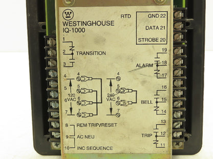Westinghouse IQ-1000 Motor Protection Relay Overload Module Style 9966D32