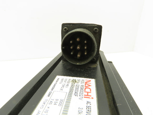 Nachi-Fujikoshi MSM302Q7V AC Servo Motor V Major Axis Encoder