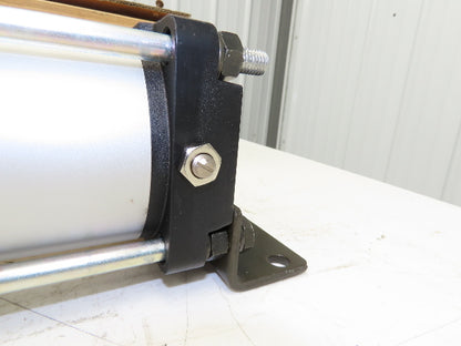 SMC CNALN100N-300-D-XC35 Pneumatic Air Cylinder 100mm x 300mm Stroke w/Rod Lock