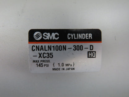 SMC CNALN100N-300-D-XC35 Pneumatic Air Cylinder 100mm x 300mm Stroke w/Rod Lock