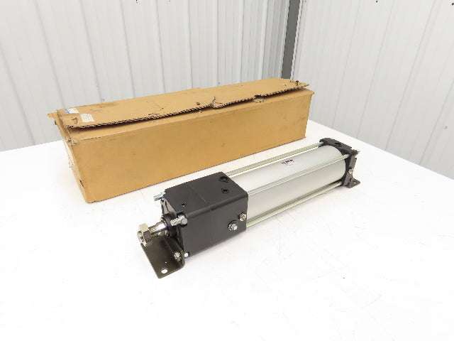 SMC CNALN100N-300-D-XC35 Pneumatic Air Cylinder 100mm x 300mm Stroke w/Rod Lock