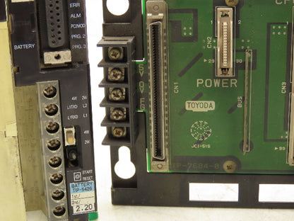 Toyoda THR-2766 Toyopuc PLC 8-slot Chassis Rack CPU Processor I/O Module