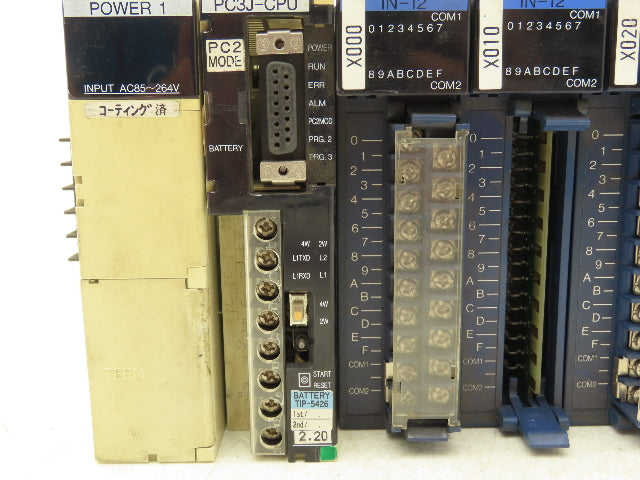 Toyoda THR-2766 Toyopuc PLC 8-slot Chassis Rack CPU Processor I/O Module