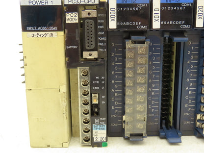 Toyoda THR-2766 Toyopuc PLC 8-slot Chassis Rack CPU Processor I/O Module