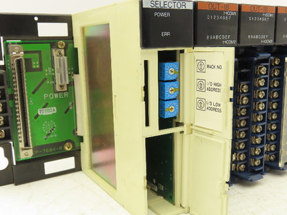 Toyoda THR-2766 Toyopuc PLC 8-slot Chassis Rack CPU Processor I/O Module