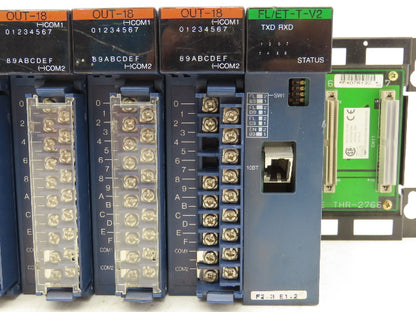 Toyoda THR-2766 Toyopuc PLC 8-slot Chassis Rack CPU Processor I/O Module