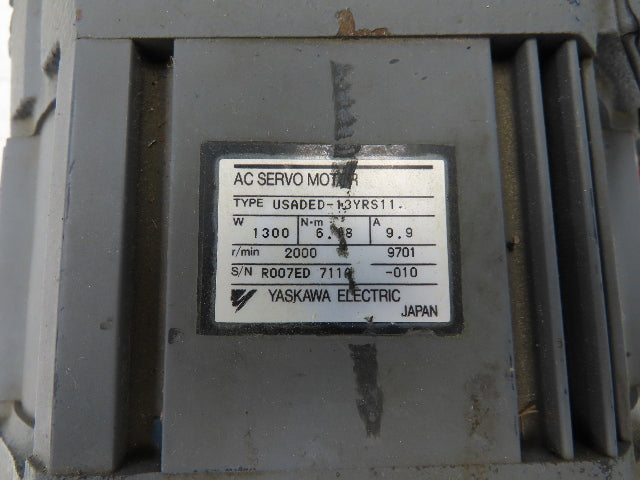 Yaskawa Electric USADED-13YRS11 AC Servo Motor Absolute Encoder UTMAH-B15AS119BK