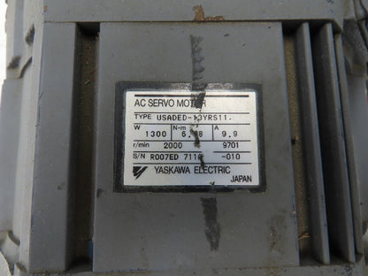 Yaskawa Electric USADED-13YRS11 AC Servo Motor Absolute Encoder UTMAH-B15AS119BK