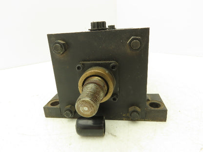 Schrader Bellows PAE110521 Pneumatic Air Cylinder 4"Bore 6"Stroke 250psi Foot Mt