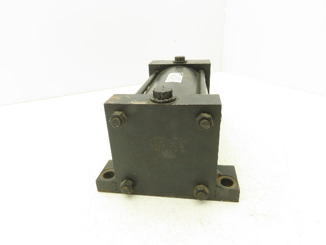 Schrader Bellows PAE110521 Pneumatic Air Cylinder 4"Bore 6"Stroke 250psi Foot Mt