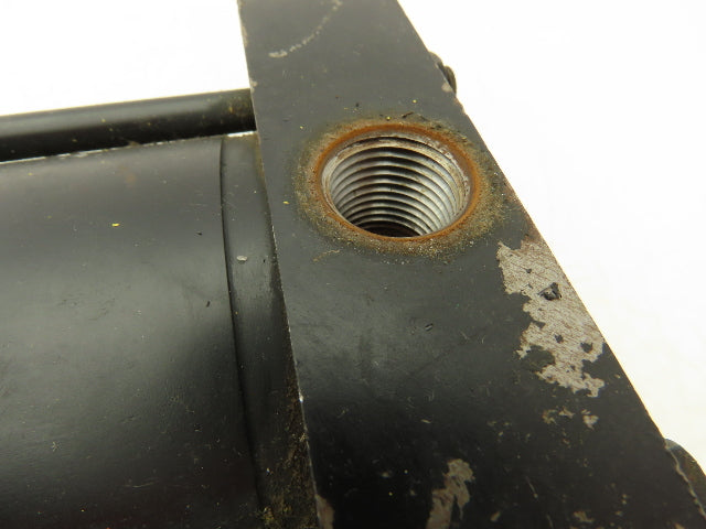 Schrader Bellows PAE110521 Pneumatic Air Cylinder 4"Bore 6"Stroke 250psi Foot Mt