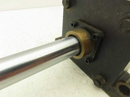 Schrader Bellows PAE110521 Pneumatic Air Cylinder 4"Bore 6"Stroke 250psi Foot Mt