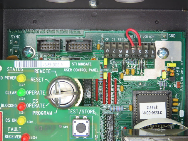 Sti Inc MS4400B-2 Mini Safe Safety Light Curtain Controller Module 115VAC