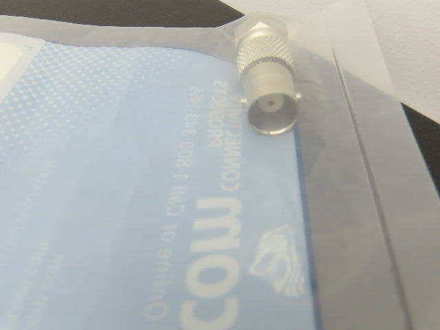 L-Com BA120 Straight Coaxial Adapter F-Male/BNC Female 50 Ohm  Lot of 10