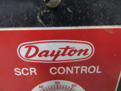 Dayton Rotating Coiler Uncoiler Spinner DC Drive 28RPM Max 30" Flywheel 230V