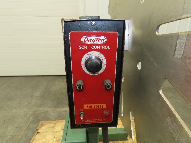 Dayton Rotating Coiler Uncoiler Spinner DC Drive 28RPM Max 30" Flywheel 230V