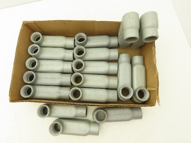 Appleton 1LB Form 35 Conduit Body Unilet Size 1" Malleable Iron  Lot of 17