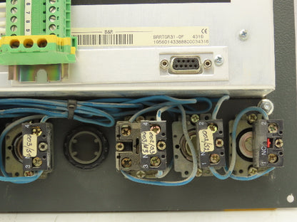 B&R Automation BRRTGR31 Control Pannel Display Screen 7 Start/Stop Switches